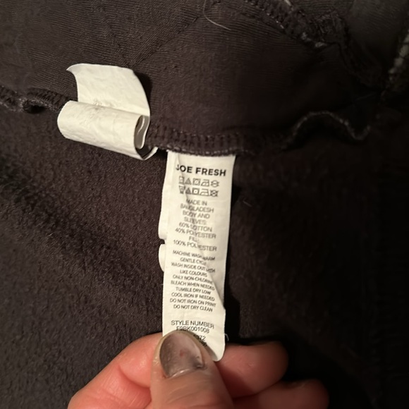 Joe Fresh Quilted Raglan zip up jacket - Picture 4 of 5